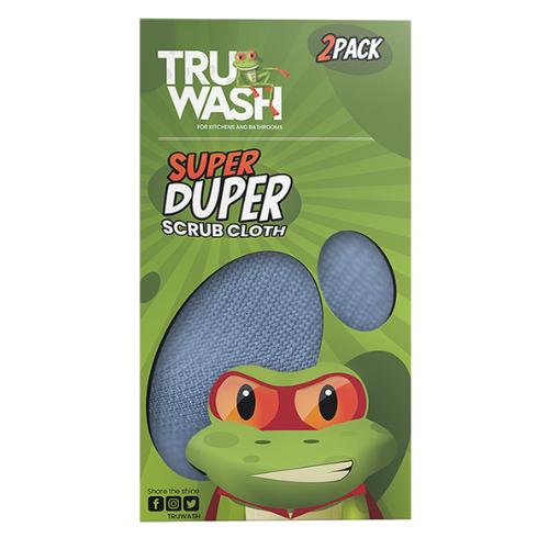 TruWASH (2 PACK) SuperDuper Scrub Cloths